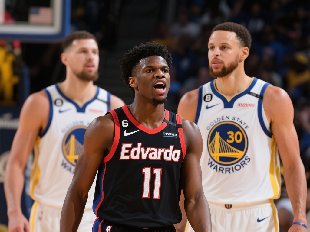 爱德华兹豪言两年前立下目标:季后赛要战勇士 爱德华兹之所以有这样的发言,与他自身的竞